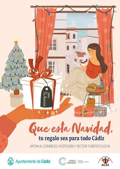Weihnachtskarte aus Cadiz