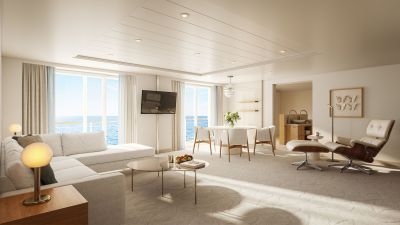 EUROPA 2: Suiten werden bei Werftaufenthalt modernisiert